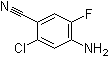 4-Amino-2-chloro-5-fluorobenzonitrile molecular structure (CAS 1228376-68-8)