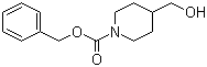 结构式 CAS# 122860-33-7, 1-Cbz-4-羟甲基哌啶; N-苄氧羰基-4-哌啶甲醇
