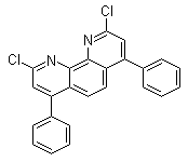 structure of CAS# 1229012-68-3, 2,9-Dichloro-4,7-diphenyl-1,10-phenanthroline