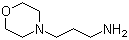 N-(3-Aminopropyl)morpholine molecular structure (CAS 123-00-2)