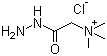 结构式 CAS# 123-46-6, 吉拉尔特试剂 T; 乙酰肼三甲基氯化铵; 氯化甜菜碱酰肼