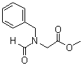 structure of CAS# 123017-47-0, N-Formyl-N-(phenylmethyl)glycine methyl ester