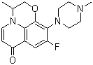 Decarboxyl ofloxacin molecular structure (CAS 123155-82-8)
