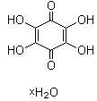structure of CAS# 123334-16-7, 2,3,5,6-Tetrahydroxy-2,5-cyclohexadiene-1,4-dione hydrate