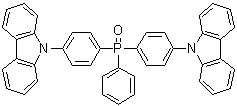 结构式 CAS# 1233407-28-7, 二[4-(9'-咔唑基)苯基]苯基氧膦