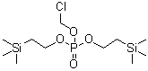 结构式 CAS# 1234692-55-7, 磷酸 氯甲基 双[2-(三甲基硅烷基)乙基]酯