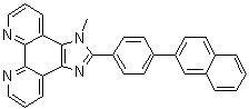 structure of CAS# 1234997-42-2, 1-Methyl-2-(4-(naphthalene-2-yl)phenyl)-1H-imidazo[4,5-f][1,10]-phenanthroline