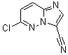 6-Chloroimidazo[1,2-b]pyridazine-3-carbonitrile molecular structure (CAS 123531-54-4)