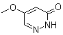 结构式 CAS# 123696-01-5, 5-甲氧基-3(2H)-哒嗪酮
