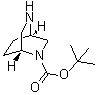 structure of CAS# 1240782-81-3, (1R,4R)-2,5-Diazabicyclo[2.2.2]octane-2-carboxylic acid 1,1-dimethylethyl ester