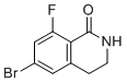 structure of CAS# 1242157-15-8, 6-Bromo-8-fluoro-3,4-dihydroisoquinolin-1(2H)-one