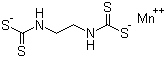 structure of CAS# 12427-38-2, Maneb;Rhodianebe; Manganese(II) ethane-1,2-diylbis(dithiocarbamate)