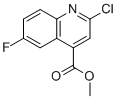 Methyl 2-chloro-6-fluoroquinoline-4-carboxylate molecular structure (CAS 1243032-25-8)
