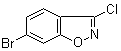 6-Bromo-3-chloro-1,2-benzisoxazole molecular structure (CAS 1243389-57-2)