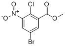 structure of CAS# 124371-59-1, Methyl 5-bromo-2-chloro-3-nitrobenzoate