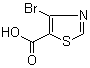 结构式 CAS# 1244949-48-1, 4-溴-5-噻唑羧酸