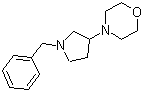 structure of CAS# 1245646-52-9, 4-[1-(Phenylmethyl)-3-pyrrolidinyl]morpholine