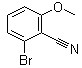 structure of CAS# 1245647-50-0, 2-Bromo-6-methoxybenzonitrile