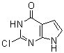结构式 CAS# 1245811-22-6, 2-氯-3,7-二氢-4H-吡咯并[2,3-d]嘧啶-4-酮