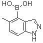 structure of CAS# 1245816-10-7, (5-Methyl-1H-indazol-4-yl)boronic acid