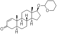 1-Testosterone tetrahydropyran molecular structure (CAS 1247-69-4)
