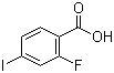 structure of CAS# 124700-40-9, 2-Fluoro-4-iodobenzoic acid