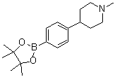 structure of CAS# 1247000-92-5, 4-(1-Methyl-4-piperidyl)phenylboronic acid pinacol ester;1-Methyl-4-[4-(4,4,5,5-tetramethyl-1,3,2-dioxaborolan-2-yl)phenyl]piperidine