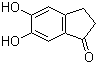 structure of CAS# 124702-80-3, 5,6-Dihydroxyindan-1-one