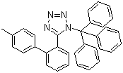结构式 CAS# 124750-53-4, N-(三苯基甲基)-5-(4'-甲基联苯-2-基)四氮唑
