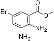 结构式 CAS# 1248541-63-0, 2,3-二氨基-5-溴苯甲酸甲酯
