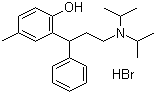 structure of CAS# 124936-74-9, 2-[3-[Bis(1-methylethyl)amino]-1-phenylpropyl]-4-methylphenol