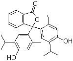 Thymolphthalein molecular structure (CAS 125-20-2)