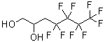 结构式 CAS# 125070-38-4, 4,4,5,5,6,6,7,7,7-九氟-1,2-庚二醇