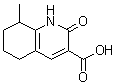 1,2,5,6,7,8-Hexahydro-8-methyl-2-oxo-3-quinolinecarboxylic acid molecular structure (CAS 1250974-79-8)