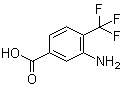 结构式 CAS# 125483-00-3, 3-氨基-4-三氟甲基苯甲酸