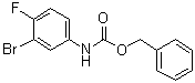 structure of CAS# 1256633-39-2, N-Carbobenzoxy-3-bromo-4-fluoroaniline;N-(3-Bromo-4-fluorophenyl)carbamic acid phenylmethyl ester