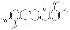 Hexametazidine molecular structure (CAS 1257-19-8)