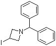 结构式 CAS# 125735-40-2, 1-二苯甲基-3-碘氮杂环丁烷