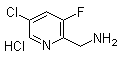 结构式 CAS# 1257535-29-7, 5-氯-3-氟-2-吡啶甲胺盐酸盐