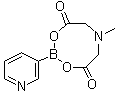 structure of CAS# 1257740-56-9, 3-Pyridineboronic acid methyliminodiacetic acid ester