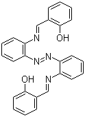 结构式 CAS# 1258669-34-9, 2,2'-[1,2-偶氮二基双(2,1-亚苯氮次甲基)]二苯酚