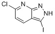 structure of CAS# 1259223-95-4, 6-chloro-3-iodo-1H-pyrazolo[3,4-b]pyridine
