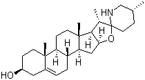 结构式 CAS# 126-17-0, 茄解定; 澳洲茄胺; 澳洲茄次碱