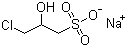 结构式 CAS# 126-83-0, 3-氯-2-羟基丙磺酸钠盐