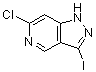 6-Chloro-3-iodo-1H-pyrazolo[4,3-c]pyridine molecular structure (CAS 1260672-72-7)