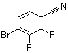 结构式 CAS# 126163-58-4, 4-溴-2,3-二氟苯甲腈