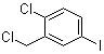 结构式 CAS# 1261671-12-8, 1-氯-2-(氯甲基)-4-碘苯