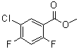 结构式 CAS# 1261802-94-1, 5-氯-2,4-二氟苯甲酸甲酯