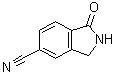 结构式 CAS# 1261869-76-4, 1-氧代异吲哚啉-5-甲腈