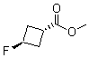 结构式 CAS# 1262278-57-8, 反式-3-氟环丁烷羧酸甲酯